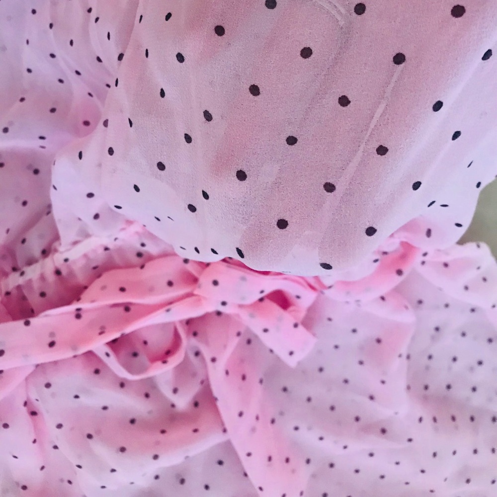 New! Sheer light pink jumpsuit pajamas.